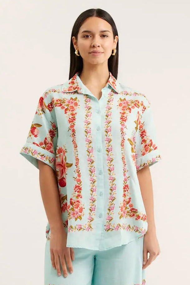 Alessandra Sasha Linen Shirt Portofino