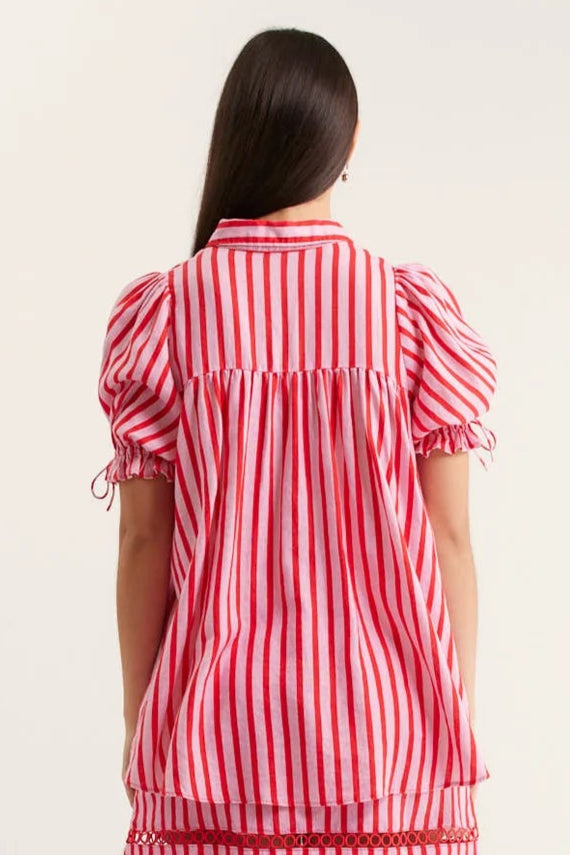 Alessandra Tessa Bretton Shirt Pink Red