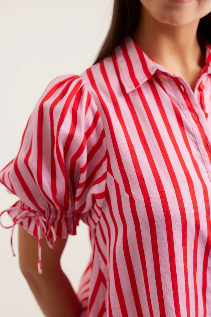 Alessandra Tessa Bretton Shirt Pink Red