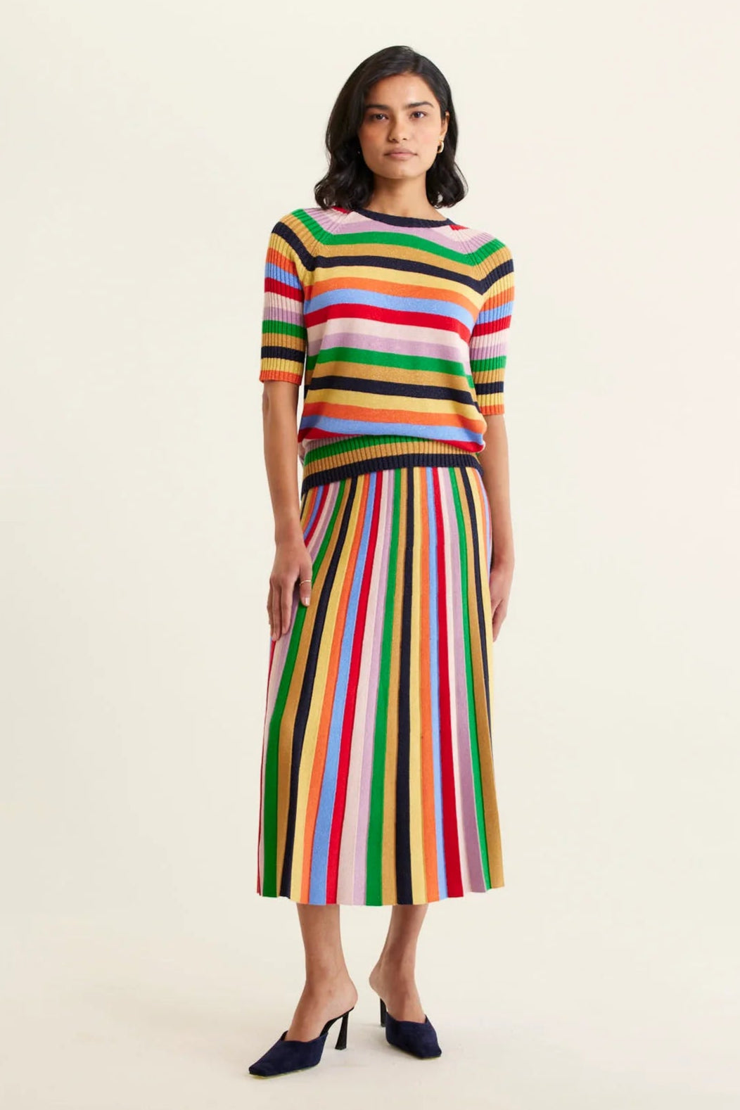 Avenue Lurex Skirt - Rainbow