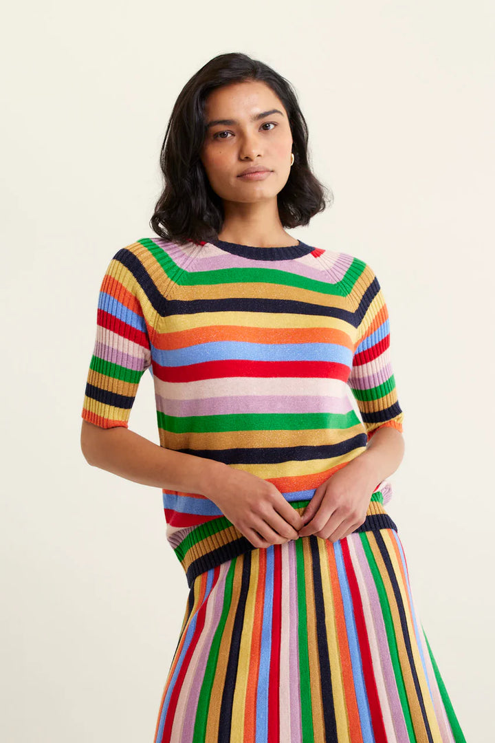 Avenue Lurex Top - Rainbow