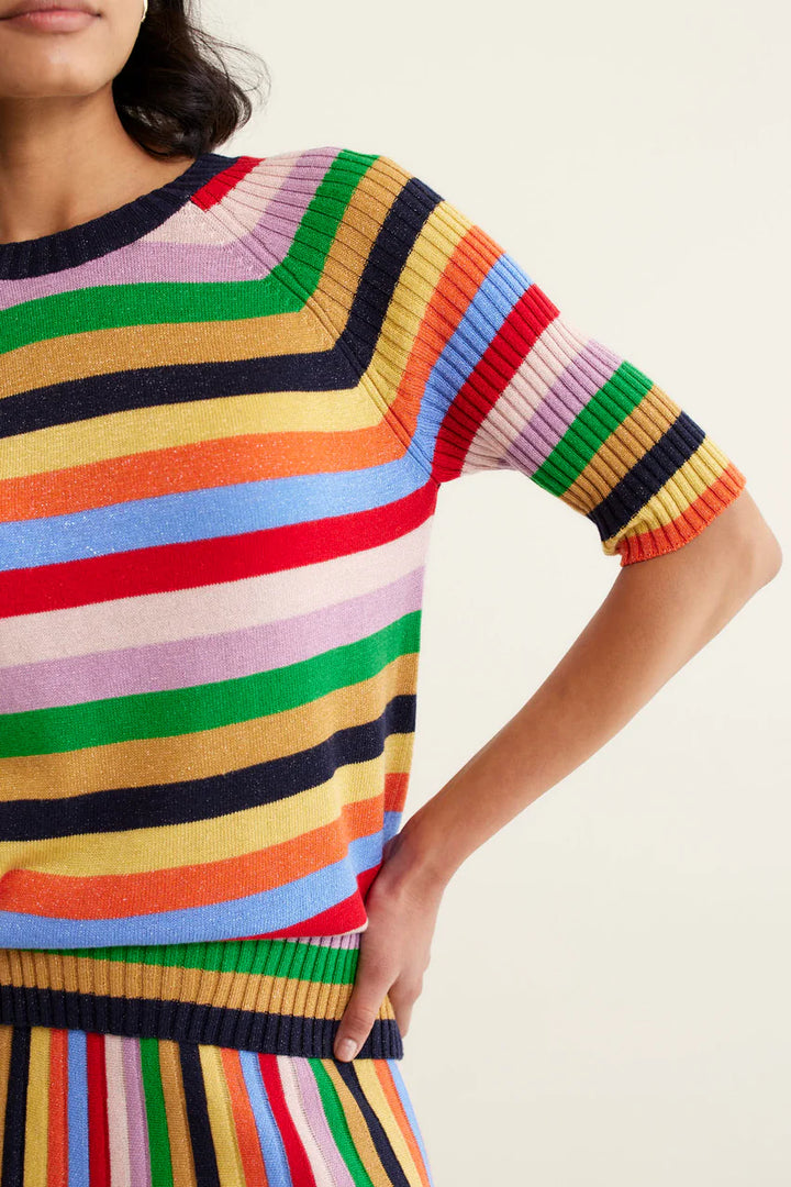Avenue Lurex Top - Rainbow