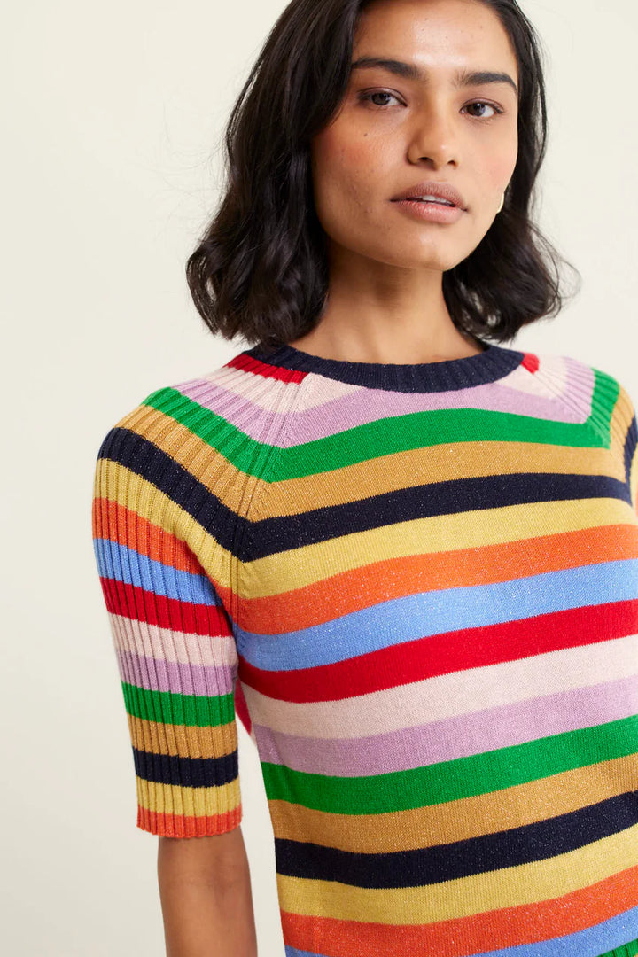 Avenue Lurex Top - Rainbow