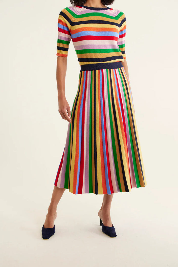 Avenue Lurex Skirt - Rainbow