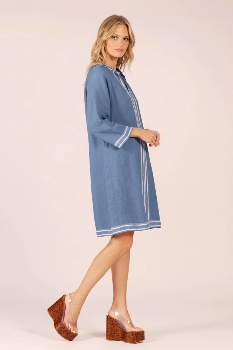 Allegra Linen Dress - Corn