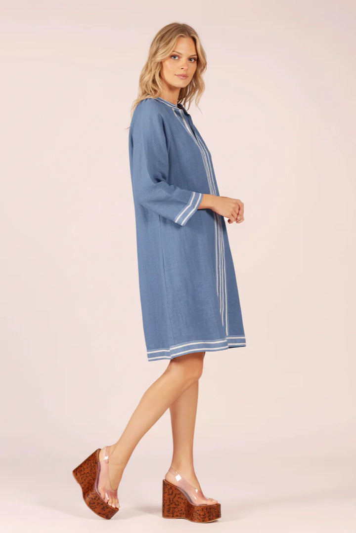 Allegra Linen Dress - Corn
