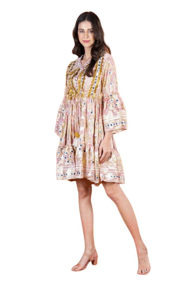 Juliette Tunic Dress - Pink