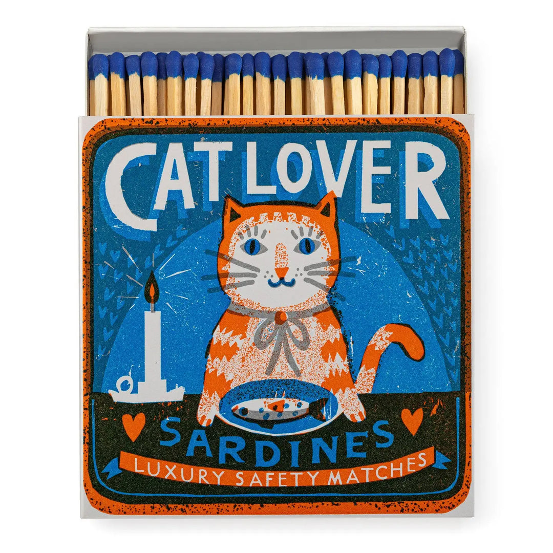 Square Safety Matches - Cat Lover