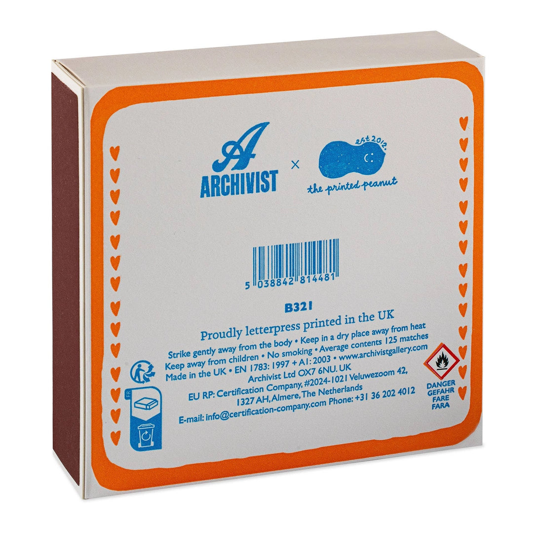 Square Safety Matches - Cat Lover