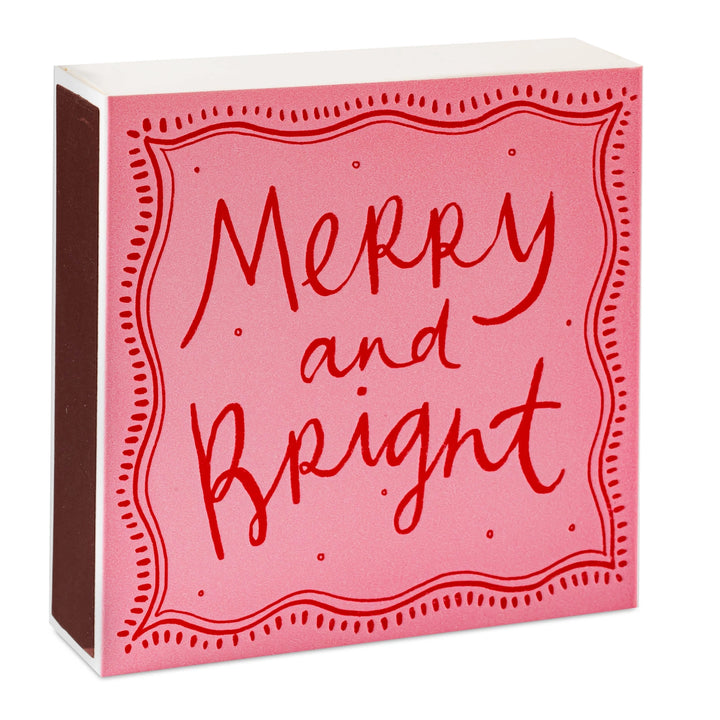 Square Safety Matches - Merry & Bright