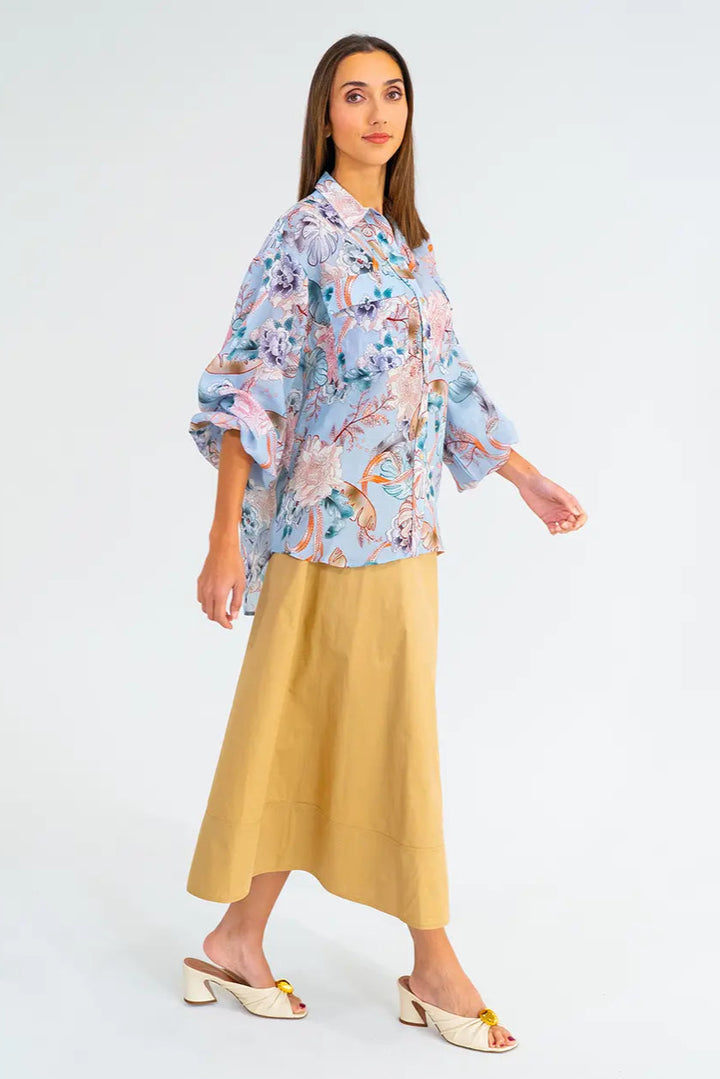 Arlington Milne Bobbie Shirt Oriental Flower