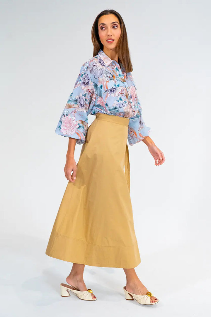 Arlington Milne Bobbie Shirt Oriental Flower