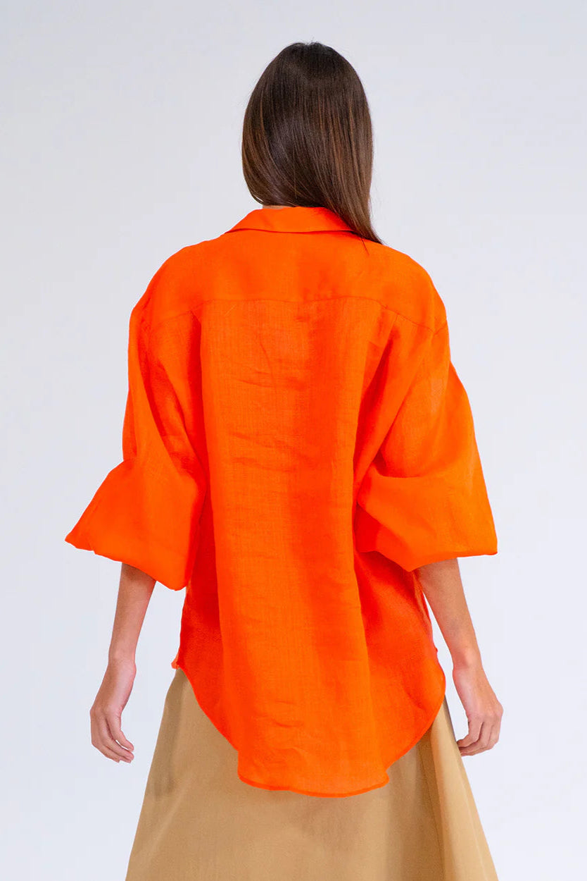 Arlington Milne Bobbie Shirt Tangerine