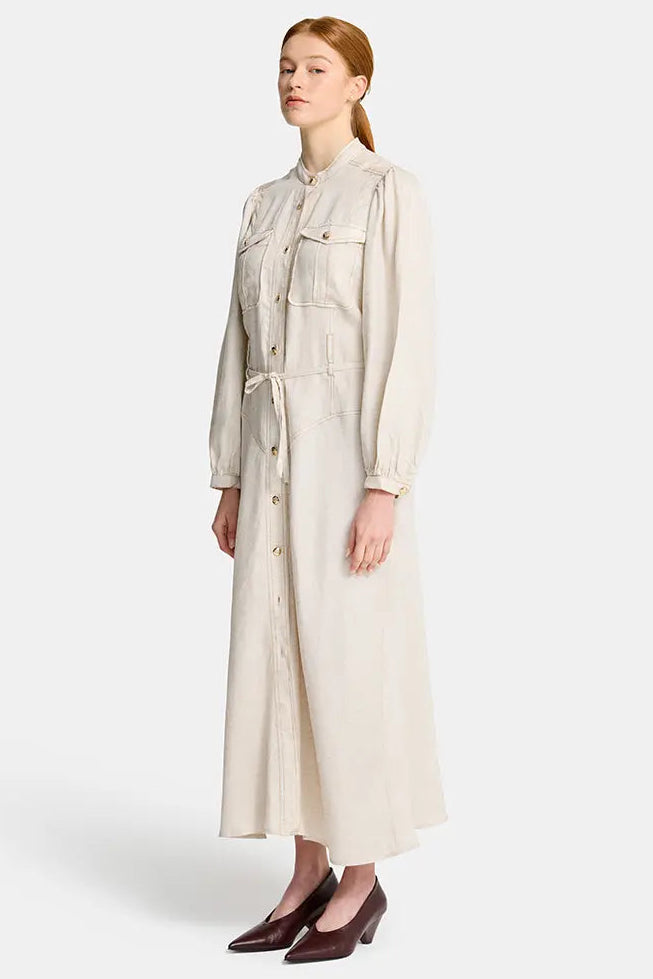 Clara Utility Dress - Natural