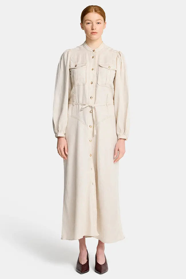 Clara Utility Dress - Natural