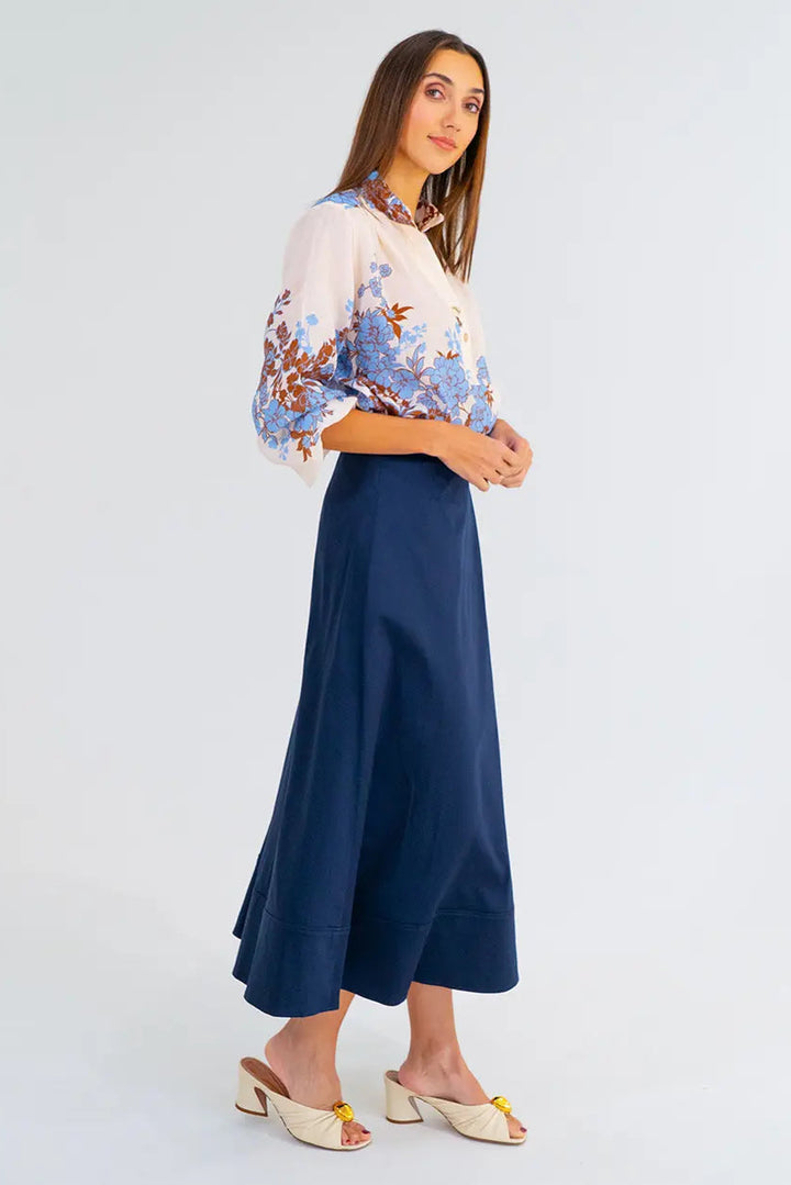 Arlington Milne Evelyn Skirt Navy