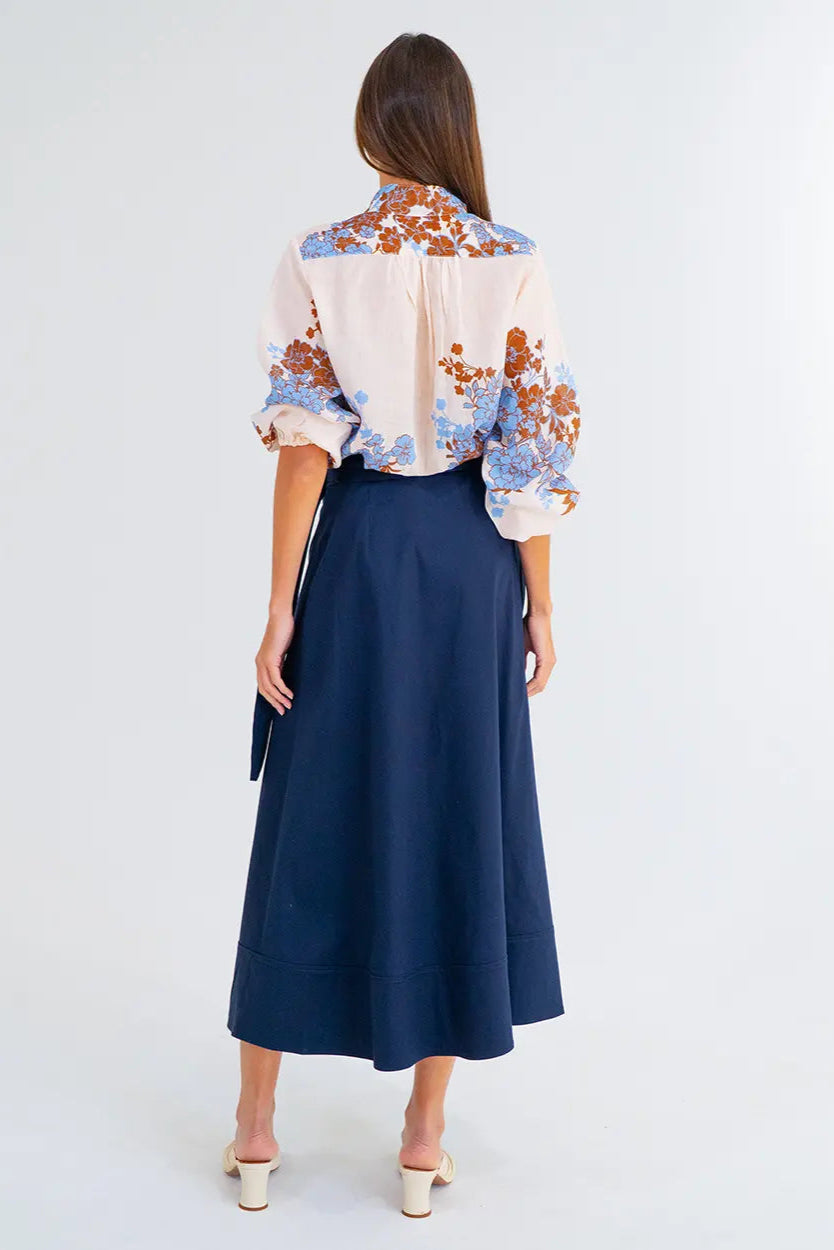 Arlington Milne Evelyn Skirt Navy