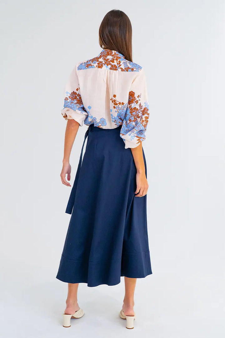 Arlington Milne Evelyn Skirt Navy