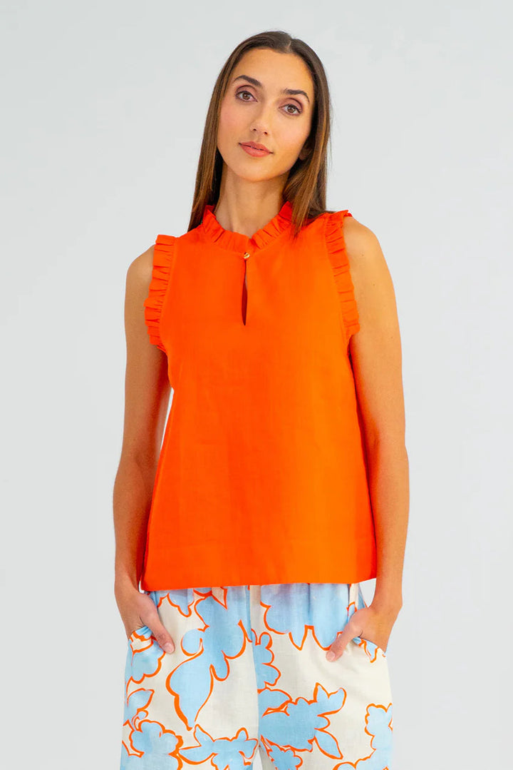 Arlington Milne Lucia Top Tangerine