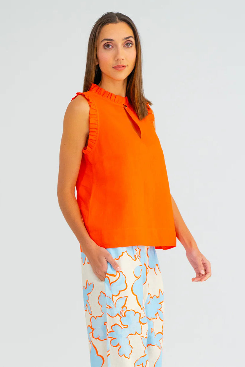 Arlington Milne Lucia Top Tangerine