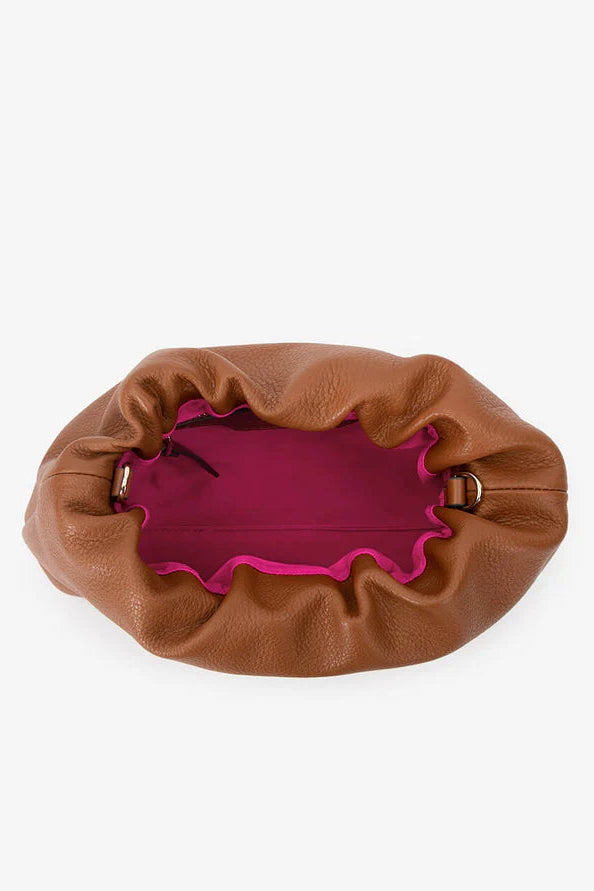 Martha Clutch - Tan Pebble