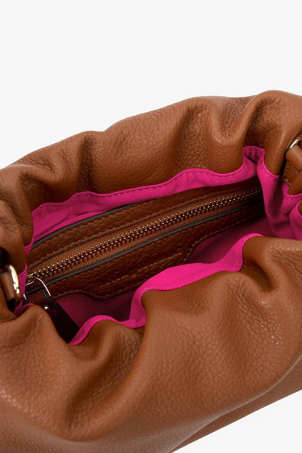 Martha Clutch - Tan Pebble