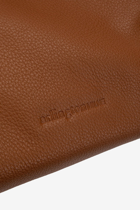 Martha Clutch - Tan Pebble