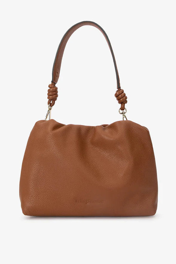 Martha Clutch - Tan Pebble