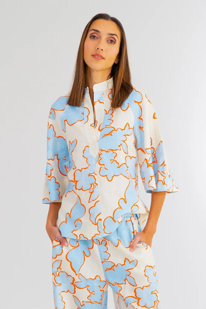 Arlington Milne Martina Top Summertime Floral
