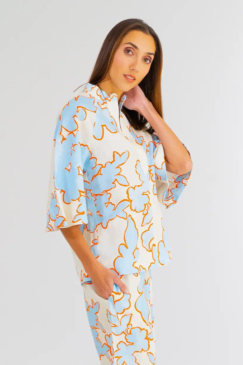 Arlington Milne Martina Top Summertime Floral