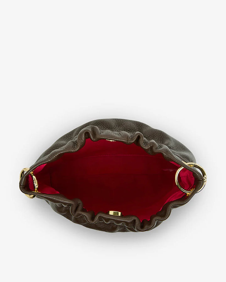 Mimi Crossbody - Chocolate Pebble