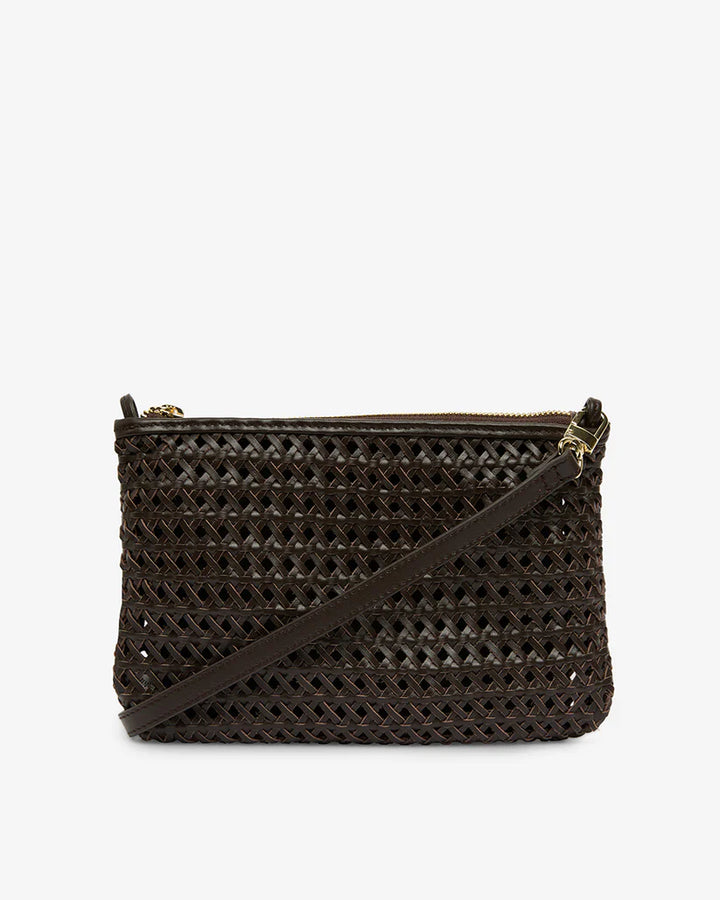 Molly Weave Crossbody - Chocolate