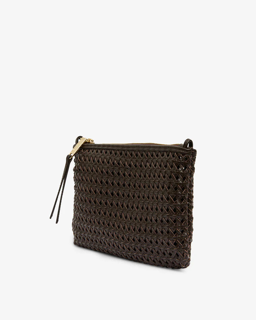 Molly Weave Crossbody - Chocolate
