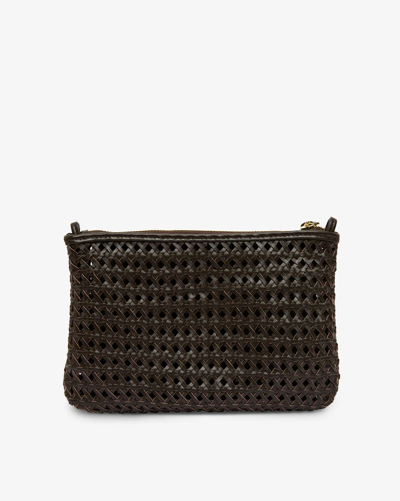 Molly Weave Crossbody - Chocolate