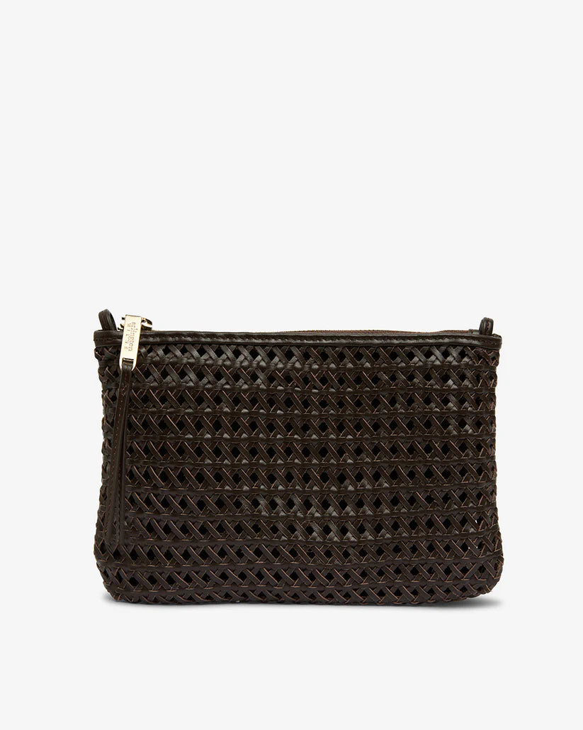 Molly Weave Crossbody - Chocolate