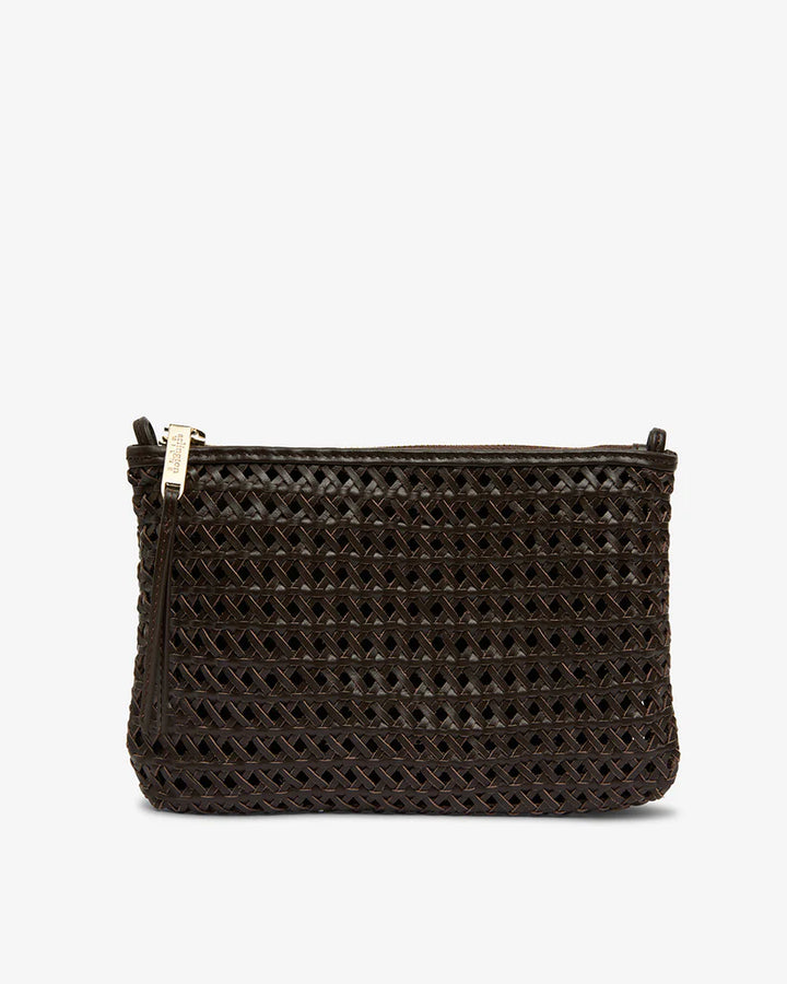 Molly Weave Crossbody - Chocolate