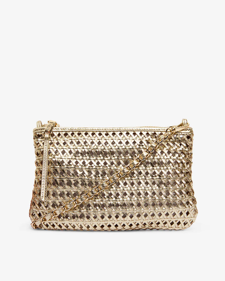 Molly Weave Crossbody - Gold
