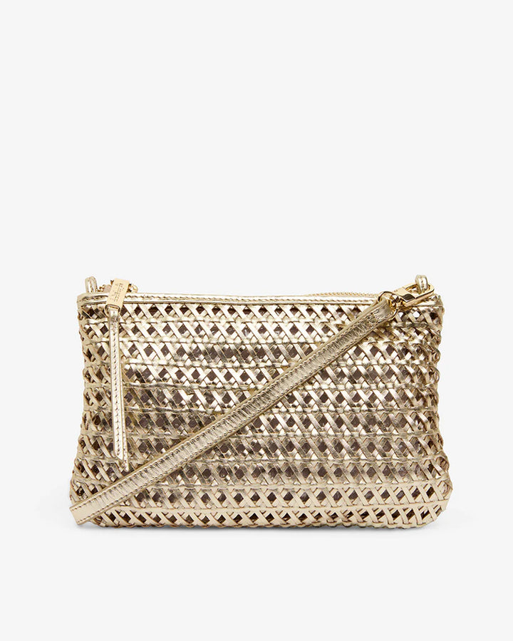 Molly Weave Crossbody - Gold