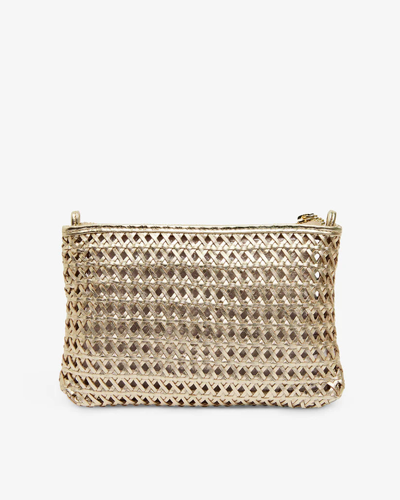 Molly Weave Crossbody - Gold