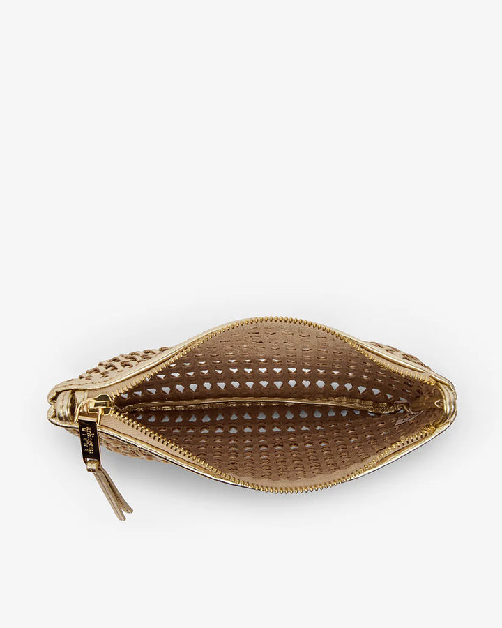 Molly Weave Crossbody - Gold