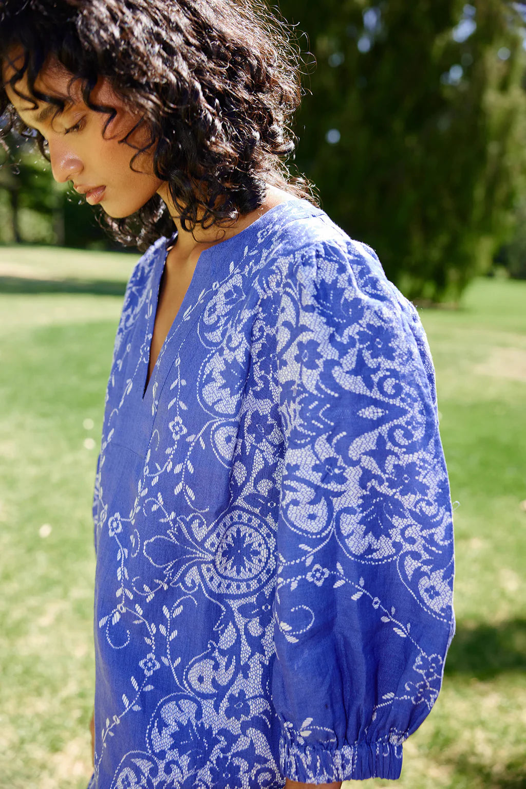 Aston Studio Doris Dress Royal Antique