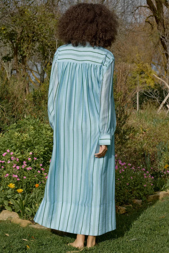 Emersyn Dress - Bluebell Stripe