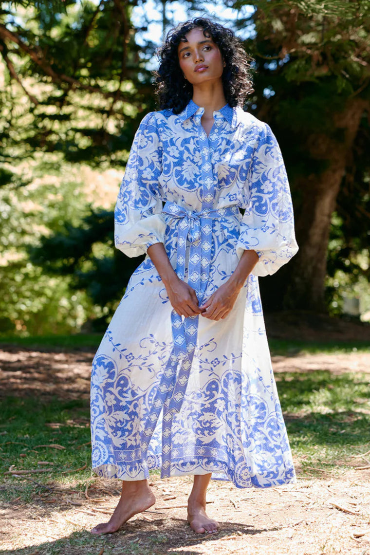 Aston Studio Lucille Dress Royal Antique