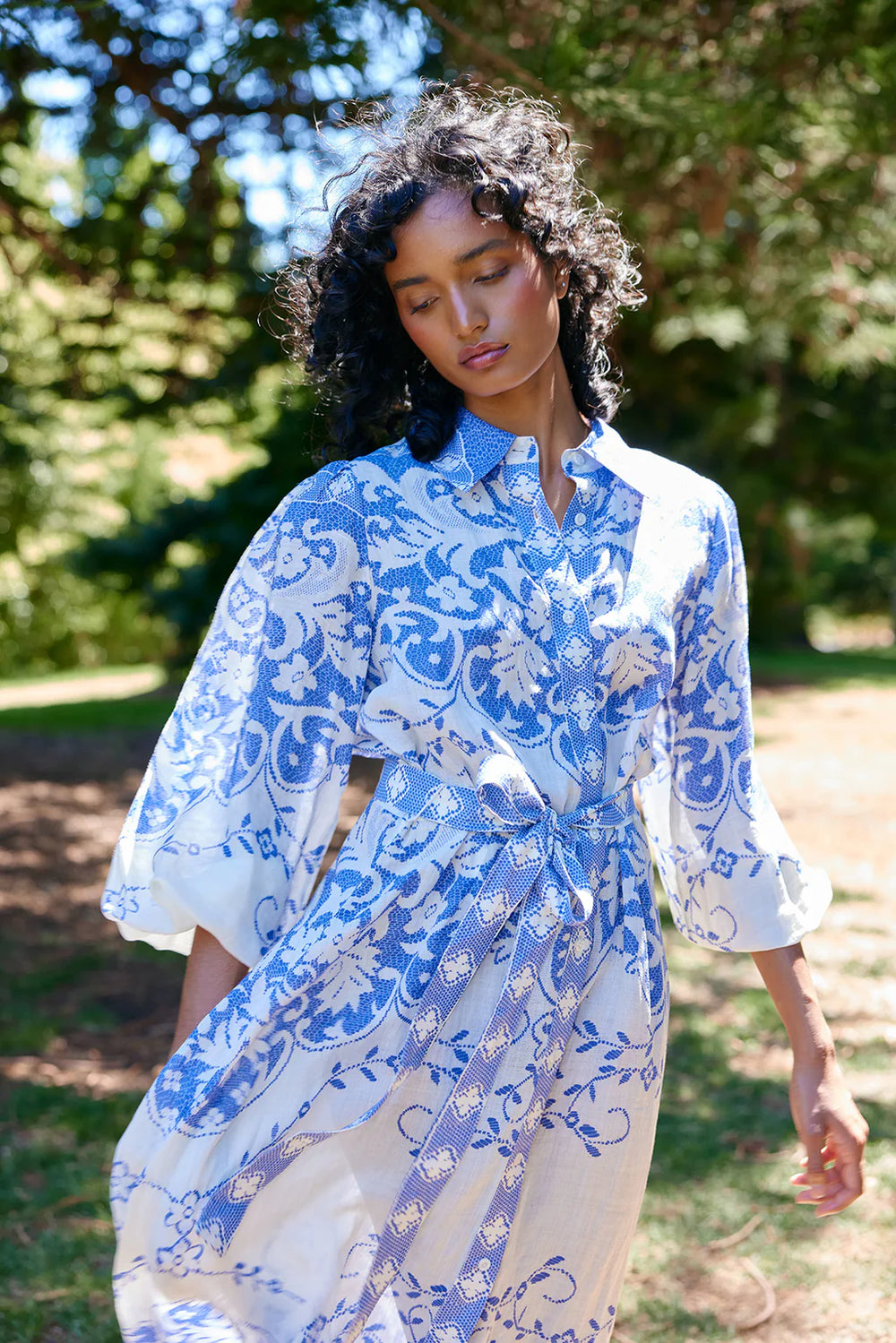 Aston Studio Lucille Dress Royal 