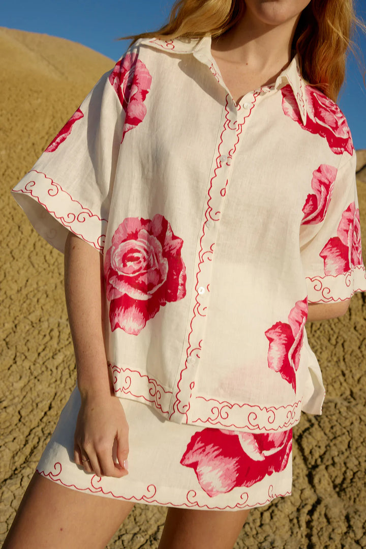 Neri Shirt - Antique Rose