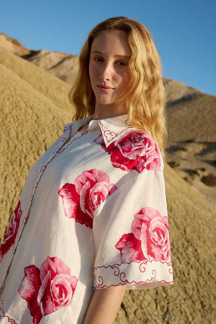 Neri Shirt - Antique Rose