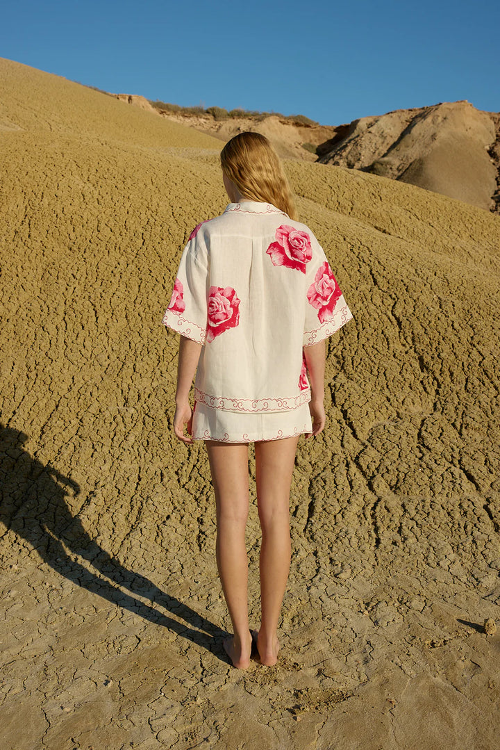 Neri Shirt - Antique Rose