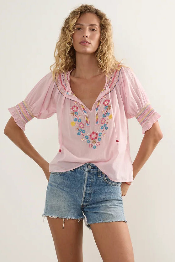 Alana Blouse - Pink