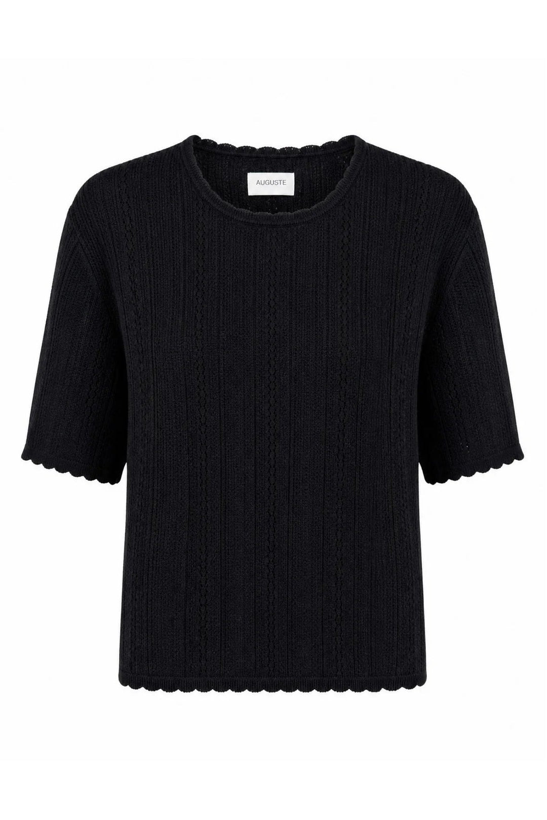 Callen Knit Tee - Black