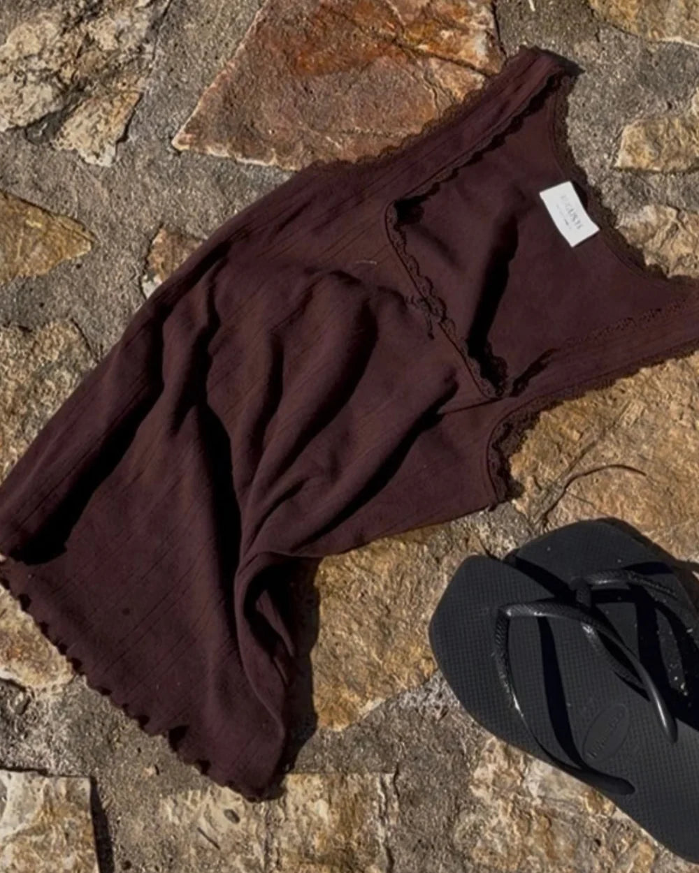 Mazie Tank - Chocolate